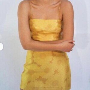 realisation par the christy dress in sunflower